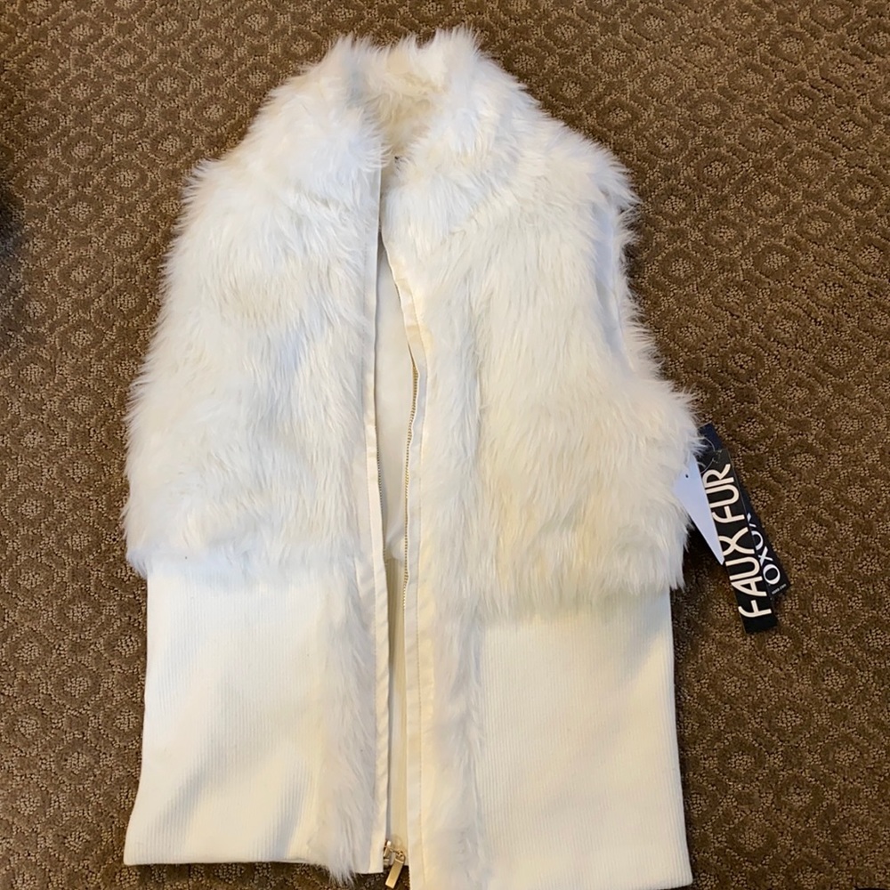 Faux fur vest